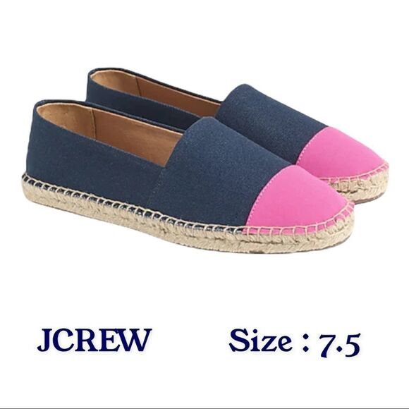 🆕 JCrew slip-on espadrilles 7.5 - Picture 1 of 9